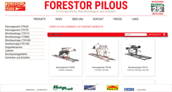 Desktop Screenshot of forestor-pilous.de