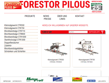 Tablet Screenshot of forestor-pilous.de